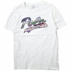 POLO RALPH LAUREN ポロ・ラルフローレン カスタムスリムフィット ロゴTシャツ 710843009001 M ホワイト 半袖 トップス
