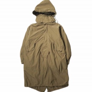 ATON エイトン AIR VENTILE FISHTAIL COAT フィッシュテールモッズコート CMAGYW0901 04(M) ブラウン M-51 ウールライナー付き アウター