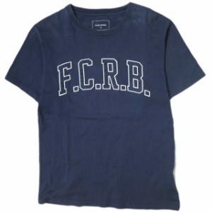 F.C.R.B. ブリストル APPLIQUE ARCH LOGO TEE アップリケ アーチロゴ Tシャツ FCRB-180043 M ネイビー 半袖 F.C.Real Bristol トップス