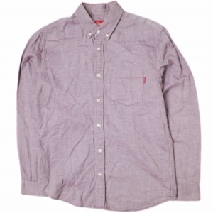 SUPREME シュプリーム Lightweight Oxford Shirt ライトウェイトオックスフォードシャツ S Purple 長袖 BD トップス