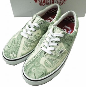 新品 SUPREME x VANS シュプリーム バンズ 23SS 別注 DOLLAR ERA ダラー エラ US11.5(29.5cm) Green キャンバス Pop Cush スニーカー