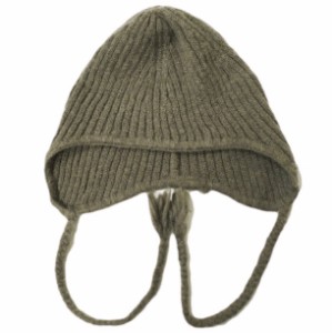 Ray BEAMS レイビームス 日本製 イヤーフラップ ニットキャップ 61-41-0065-023 Free ブラウン ニット帽 ビーニー ワッチキャップ 帽子