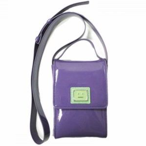 新品 Acne Studios アクネストゥディオズ FACE MINI CROSSBODY BAG フェイスミニクロスボディバッグ FA-UX-BAGS000045 PURPLE ショルダー