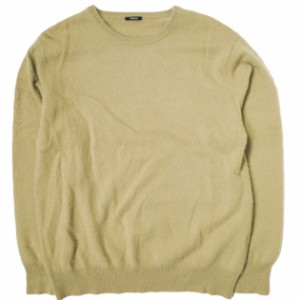 DENHAM デンハム CASHMERE KNIT カシミヤクルーネックニット 27191-1-71901 L ベージュ セーター プルオーバー トップス