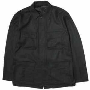 un/unbient アン 日本製 Wool Flannel BDU Jacket ウールフランネルミリタリーシャツジャケット UNAJK2419 3 Black アウター