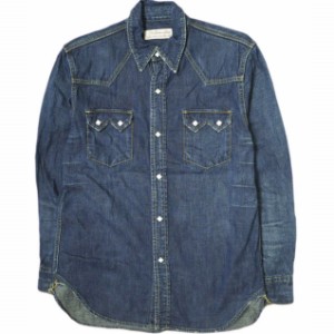 REMI RELIEF レミレリーフ 日本製 Denim Western shirt BEAMSイベントカスタムモデル デニムウエスタンシャツ M Indigo ユーズド加工