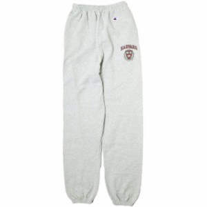 Champion チャンピオン US企画 ECO FLEECE HARVARD COLLEGE SWEAT PANTS 裏起毛 ハーバード大学 カレッジスウェットパンツ S グレー