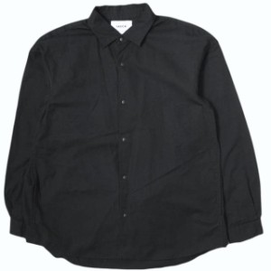 YAECA ヤエカ 日本製 COMFORT SHIRT EXTRA WIDE コンフォートシャツ エクストラワイド 19143 S D.NAVY 長袖 トップス