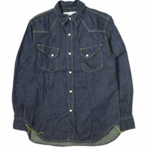 REMI RELIEF レミレリーフ 日本製 Denim Western shirt BEAMSイベントカスタムモデル デニムウエスタンシャツ S Indigo 長袖 トップス