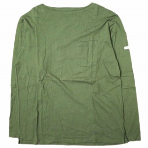 Engineered Garments エンジニアードガーメンツ Bask Shirt - Solid JERSEY バスクシャツ M OLIVE ボートネック Tシャツ カットソー