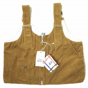 AiE (Arts in Education) エーアイイー アメリカ製 DSD VEST 6W COTTON CORDUROY コーデュロイベスト M ブラウン ジレ トップス