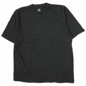 Graphpaper グラフペーパー 日本製 Original S/S Crew Neck Tee 丸胴 ソリッドクルーネックTシャツ 4 BLACK 半袖 トップス