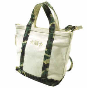 L.L.Bean エルエルビーン Shoulder Strap Tote Small キャンバス2WAYトートバッグ 282340 Natural/Camouflage 2トーン ショルダー 迷彩