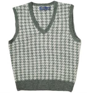 【美品】ポロラルフローレン ニットベスト フェアアイル柄 総柄 カシミヤ混 XS Ralph Lauren - 古着 ラルフローレン Ralph Lauren POLO by