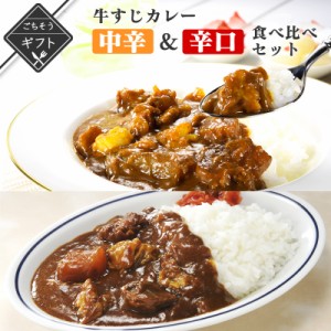 牛すじカレー中辛＆辛口食べ比べギフト 詰め合わせ 送料無料 2023 手土産 常温 夏 会社 職場 小分け お酒 ビール 日本酒 グルメ 酒 送料