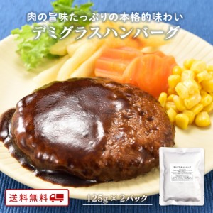 新発売 九州のごちそう便 特製 デミグラス ハンバーグ 125g×2パック 温めるだけ 湯煎 煮込みハンバーグ レトルト お弁当 お惣菜 おかず 