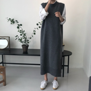 ベスト レイヤード ニット ワンピースの通販 Au Pay マーケット