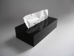 IDIOM / TISSUE ブラック　ティッシュボックス　ティッシュケース　受注生産 AIR FRAMEアクリルプロダクトインテリアリビングダイニング