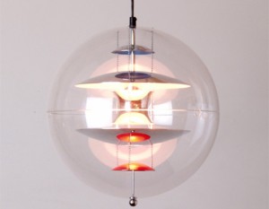 グローブSサイズ ヴェルナー・パントン ヴァーパン　デンマーク　デザイナーズ照明　送料無料受注生産アクリル球体ボールチェーン惑星を