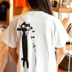 Tシャツ メンズ レディース 半袖 猫 LOVE CAT - ホワイト おもしろ ネコ ねこ 猫柄 雑貨 - メール便 - SCOPY スコーピー