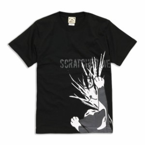 Tシャツ メンズ レディース 半袖 猫 SCRATCHED - ブラック ネコ ねこ 猫柄 雑貨 - メール便 - SCOPY スコーピー