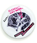 缶バッチ 猫 SLEEPING CAT ネコ ねこ 猫柄 雑貨 - メール便 - SCOPY スコーピー