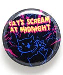 缶バッチ 猫 CAT'S SCREAM ネコ ねこ 猫柄 雑貨 - メール便 - SCOPY スコーピー