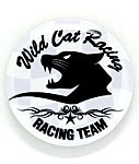 缶バッチ 猫 Wild Cat Racing ネコ ねこ 猫柄 雑貨 - メール便 - SCOPY スコーピー