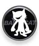 缶バッチ 猫 BAD CAT ネコ ねこ 猫柄 雑貨 - メール便 - SCOPY スコーピー