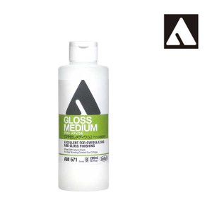 【10％OFF】アクリリックメディウム　AM571 グロス メディウム　200ml　ホルベイン