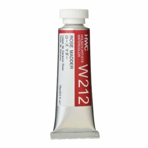 ホルベイン　透明水彩絵具 15ml W212 ローズ マダー