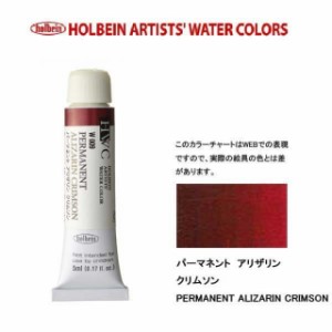 ホルベイン　Holbein　透明水彩2号（5ml) W009 パーマネントアリザリンクリムソン