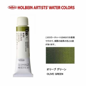 ホルベイン　Holbein　透明水彩2号（5ml) W074 オリーブグリーン