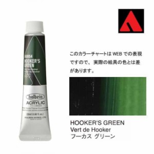 ホルベイン アクリリックカラー 6号（20ml） AU054 フーカス グリーン