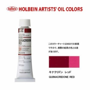 ホルベイン 油絵具　6号(20ml) H020 キナクリドンレッド