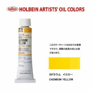 ホルベイン 油絵具　6号(20ml) H052 カドミウムイエロー