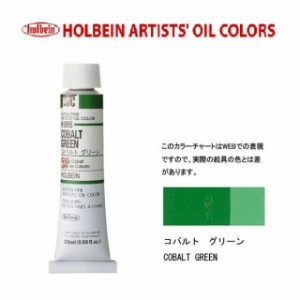 ホルベイン 油絵具　6号(20ml) H095 コバルトグリーン