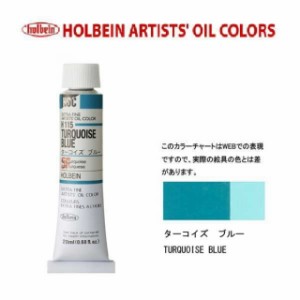 ホルベイン 油絵具6号(20ml) H115 ターコイズブルー