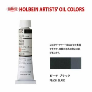 ホルベイン　油絵具6号(20ml) H153 ピーチブラック