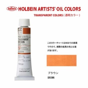 ホルベイン 油絵具6号(20ml) H822 透明ブラウン