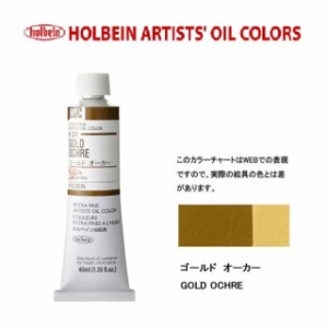 ホルベイン油絵具9号(40ml) H241 ゴールドオーカー