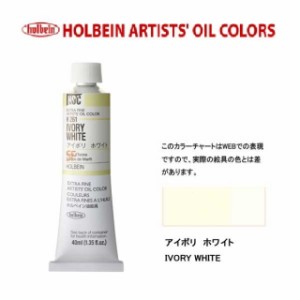 ホルベイン油絵具9号(40ml) H261 アイボリホワイト