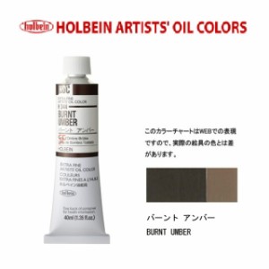 ホルベイン油絵具9号(40ml) H344 バーントアンバー