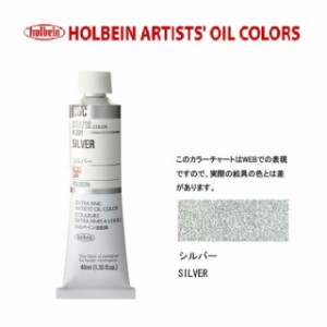 ホルベイン油絵具9号(40ml) H391 シルバー