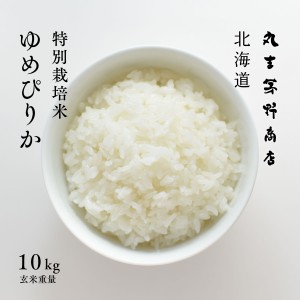 特別栽培米 ゆめぴりか 10kg 5kg×2袋 北海道深川市音江産 玄米 白米 分づき米 令和5年産 真空パックに変更可 送料無料