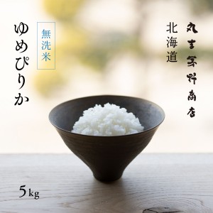 無洗米 北海道産 ゆめぴりか 5kg 令和5年産 真空パックに変更可 送料無料