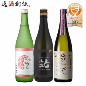 お歳暮 ワイングラスでおいしい日本酒アワード 2022 純米吟醸 3本 飲み比べセット 720ml 越乃梅里 人気一 澤乃井 歳暮 ギフト 父の日