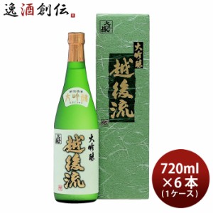 お歳暮 大吟醸 越後流 720ml 6本 1ケース 大洋酒造 日本酒 直送 歳暮 ギフト 父の日