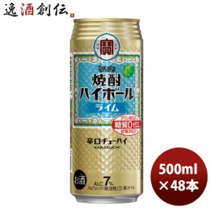 お歳暮 チューハイ 宝 焼酎ハイボール ライム 500m24本 2ケース のし・ギフト・サンプル各種対応不可 歳暮 ギフト 父の日