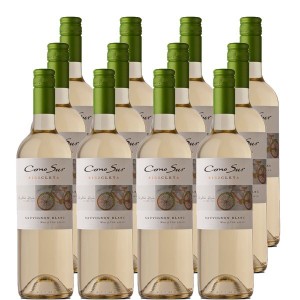 お歳暮 白ワイン コノスル ソーヴィニヨン・ブラン ヴァラエタル(ビシクレタ) 750ml×12本 wine（新旧画像切り替え中） 歳暮 ギフト 父の